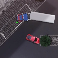 Dorseli Tır Park Etme