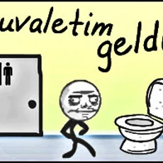 Tuvalete Yetiş Oyunu